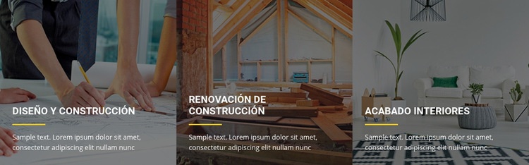 Ampliaciones y renovaciones de edificios Plantilla de una página