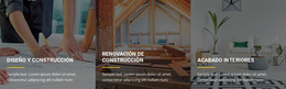 Ampliaciones Y Renovaciones De Edificios: Plantilla De Sitio Web Sencilla