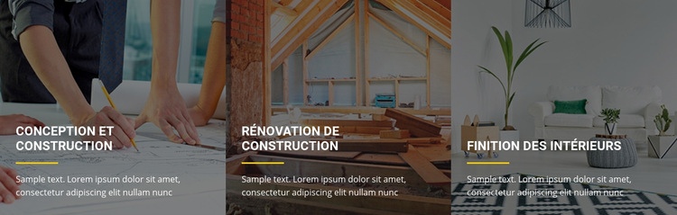 Agrandissements et rénovations de bâtiments Conception de site Web