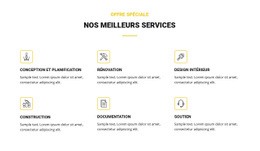 Nos Meilleurs Services - Créateur De Sites Web Ultime