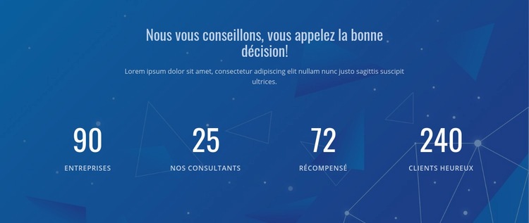 Contre notre résultat Créateur de site Web HTML