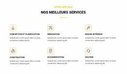 Maquette De Site Web Pour Nos Meilleurs Services