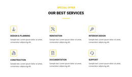 Our Best Services - CSS Template by Nicepage