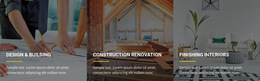 Building expansions and renovations HTML5 Templates