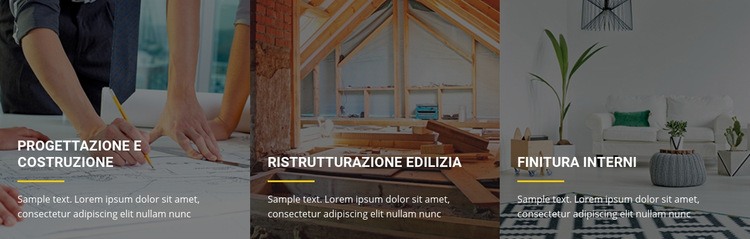 Ampliamenti e ristrutturazioni edilizie Modello HTML5