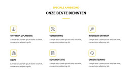 Onze Beste Services - Volledig Responsieve Sjabloon