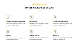 Ekskluzywna Strona Docelowa Dla Nasze Najlepsze Usługi