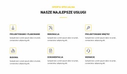 Nasze Najlepsze Usługi - Funkcjonalność Szablonu HTML5