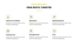 Våra Bästa Tjänster - Visa E-Handelsfunktion