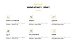 En İyi Hizmetlerimiz Duyarlı Web Sitesi