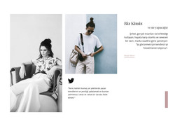 Özel Giyim - Basit HTML Şablonu