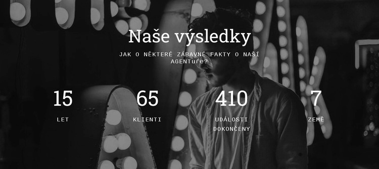 Naše výsledky Téma WordPress