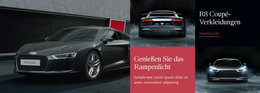 Moderne Autos - Kostenlose HTML-Vorlage