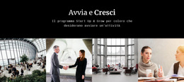 Inizia E Cresci - Download Del Modello Di Sito Web