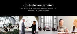 Start En Groei - Websitesjabloon Downloaden