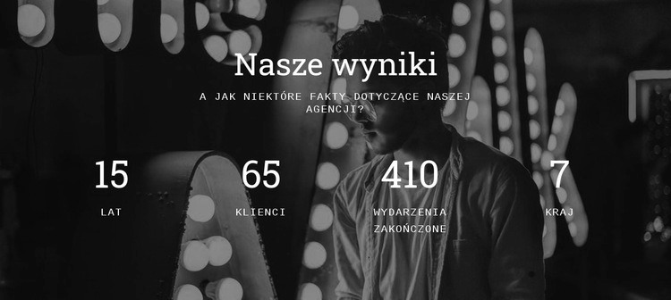 Nasze wyniki Kreator witryn internetowych HTML