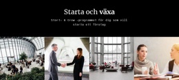 Starta Upp Och Växa - HTML-Kodmall