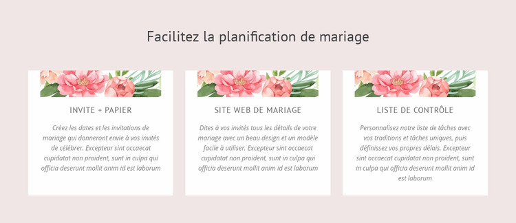 Conseils de planification de mariage essentiels Modèle Joomla