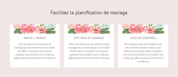 Conseils de planification de mariage essentiels Page de destination