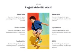 Az Óvodai Típusok – Többcélú Kreatív Sablon