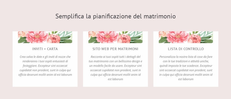 Suggerimenti essenziali per la pianificazione del matrimonio Progettazione di siti web