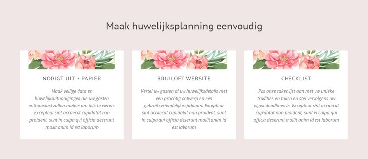 Essentiële tips voor het plannen van een bruiloft Html Website Builder