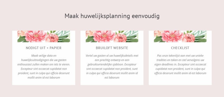 Essentiële tips voor het plannen van een bruiloft HTML5-sjabloon