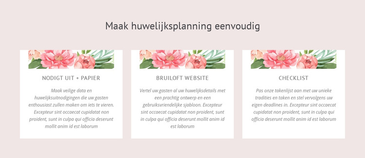 Essentiële tips voor het plannen van een bruiloft Website sjabloon