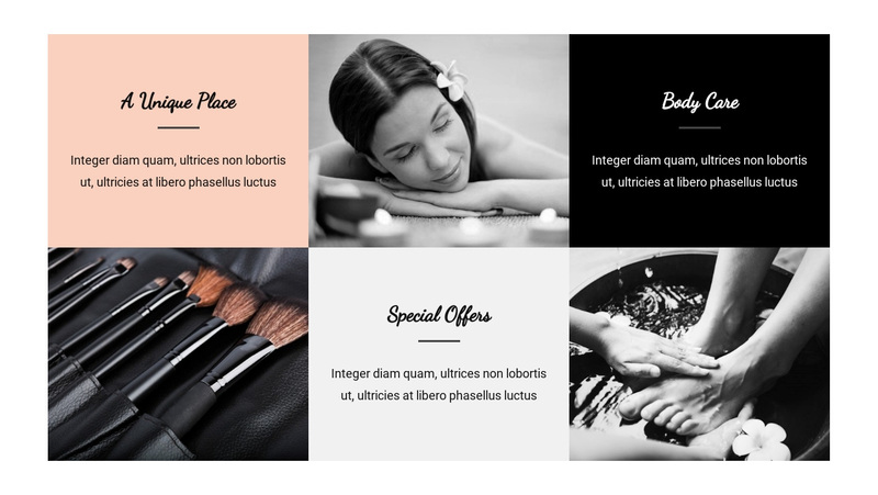 Specialty treatments Squarespace Template Alternative