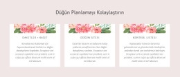 Düğün Planlama Ipuçları - HTML5 Şablonunu Ücretsiz Indirin