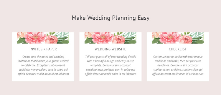 Essential wedding planning tips Website Builder Software