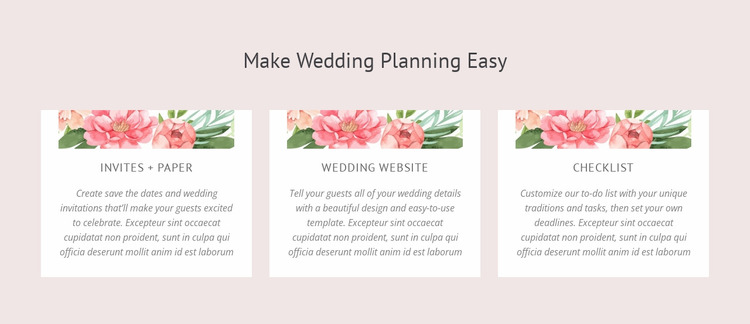 Essential wedding planning tips WordPress Website Builder