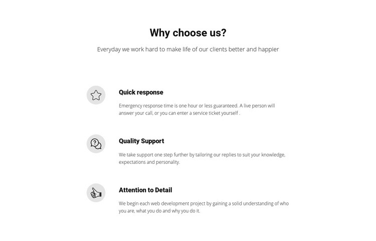 Get instant quality results Elementor Template Alternative