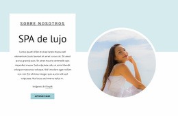 Tratamientos De Spa Rejuvenecedores - Creador De Sitios Web De Arrastrar Y Soltar