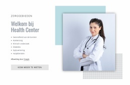 Gezondheidscentrum - Responsieve HTML5-Sjabloon