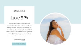 Verjongende Spabehandelingen - Websitesjablonen