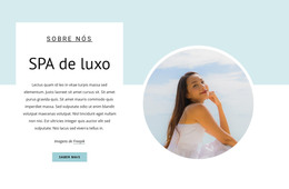 HTML Responsivo Para Tratamentos De Spa Rejuvenescedores