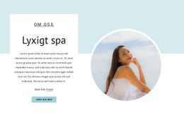 Föryngrande Spabehandlingar - Webbplatsmallar