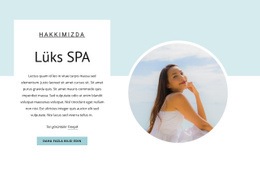 Gençleştirici Spa Bakımları - Web Sitesi Şablonları