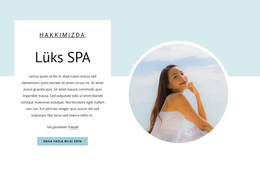 Gençleştirici Spa Bakımları - Özel WordPress Teması