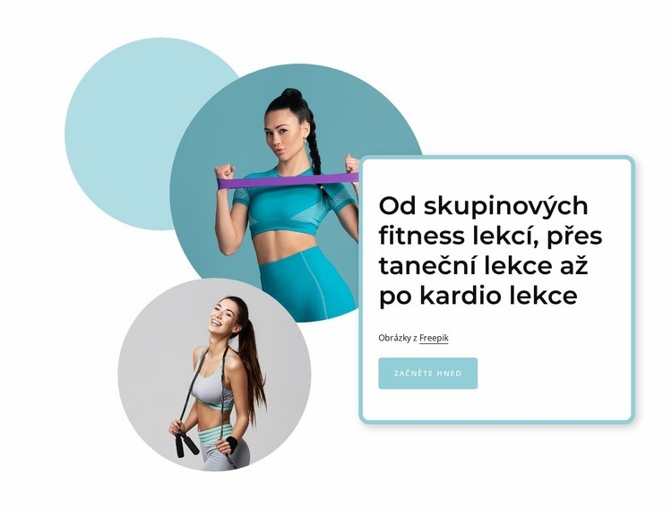 Kardio lekce Šablona CSS