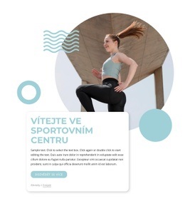 Vítejte Ve Sportovním Centru – Stažení Šablony Webu