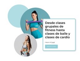 Clases De Cardio - Plantilla De Maqueta De Sitio Web