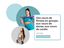 Cours Cardio - Modèle De Création De Site Web