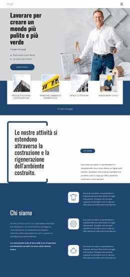 Lavorare Per Creare Un Mondo Migliore - Modello Di Pagina HTML5