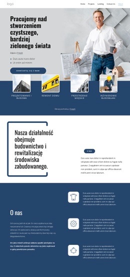 Praca Nad Stworzeniem Lepszego Świata – Szablon Premium