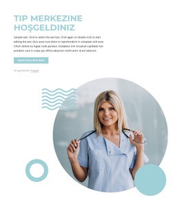 Tıp Merkezine Hoş Geldiniz - Sayfa Teması