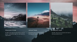 Nature mountain landscape - CSS Template by Nicepage