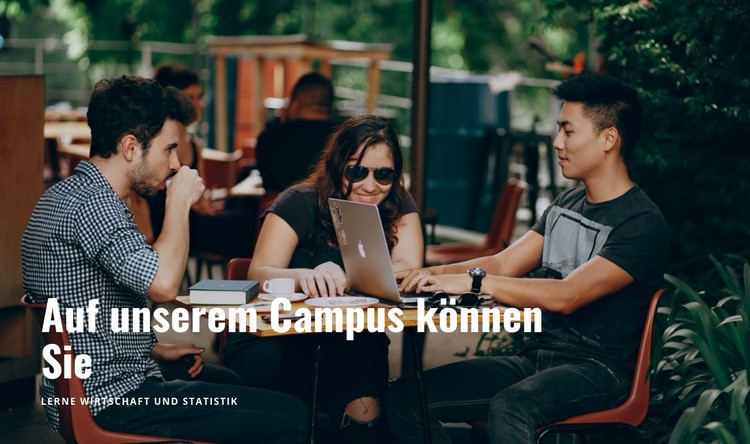 Informationen für Studenten CSS-Vorlage