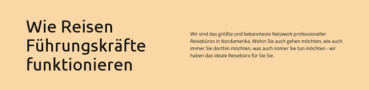 Reiseleiter arbeiten HTML5-Vorlage